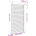 Oblon Rulant, Alb, 100 X 210 Cm, Aluminiu