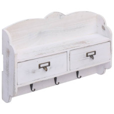 Cuier De Perete, Alb, 50 X 10 X 34 Cm, Lemn