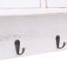 Cuier De Perete, Alb, 50 X 10 X 34 Cm, Lemn