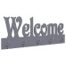 Cuier De Perete Welcome, Gri, 74 X 29,5 Cm