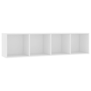 Bibliotecă/Comodă Tv, Alb, 143X30X36 Cm