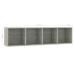 Bibliotecă/Comodă Tv, Gri Beton, 143X30X36 Cm
