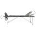 Masă De Masaj Cu 3 Zone, Cadru Aluminiu, Antracit, 186 X 68 Cm