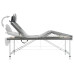 Masă De Masaj Cu 4 Zone, Cadru Aluminiu, Antracit, 186 X 68 Cm