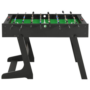Masă De Fotbal Pliantă, Negru, 121 X 61 X 80 Cm