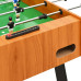 Masă De Fotbal Pliantă, Maro Deschis, 121 X 61 X 80 Cm