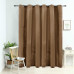 Draperie Opacă Cu Inele Metalice, Bej, 290 X 245 Cm, Catifea