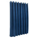 Draperie Opacă Albastru Închis 290X245Cm Catifea Inele Metalice