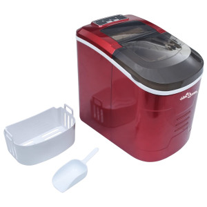 Aparat De Făcut Cuburi De Gheață, Roșu, 2,4 L, 15 Kg/24 H