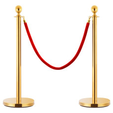 Set Vip Stil Barieră, 3 Piese, Auriu, Oțel Inoxidabil