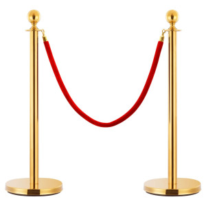 Set Vip Stil Barieră, 3 Piese, Auriu, Oțel Inoxidabil