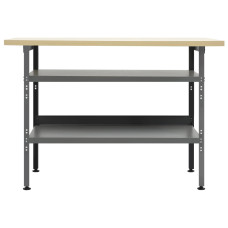 Banc De Lucru, Gri, 120 X 60 X 85 Cm, Oțel