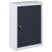 Dulap De Scule De Perete, Gri & Negru, Metal, Stil Industrial