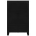 Dulap Birou Cu Uși De Plasă Negru 75X40X120 Cm Oțel Industrial