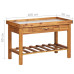 Banc De Lucru De Grădină, Blat Din Zinc, Lemn Masiv De Acacia