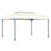 48062  Gazebo 400X300 Cm Cream Aluminium
