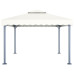 48062  Gazebo 400X300 Cm Cream Aluminium