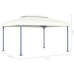 48062  Gazebo 400X300 Cm Cream Aluminium