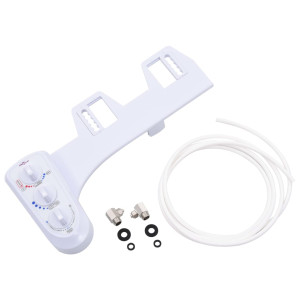 Accesoriu Bideu Scaun Toaletă, Apă Rece & Caldă, Două Duze