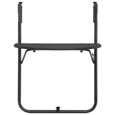 Masă Balcon Suspendată Maro 60X64X83,5 Cm Plastic Aspect Ratan Masă Balcon Suspendată Maro 60X64X83,5 Cm Plastic Aspect Ratan