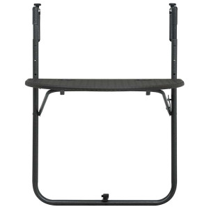 Masă Balcon Suspendată Maro 60X64X83,5 Cm Plastic Aspect Ratan