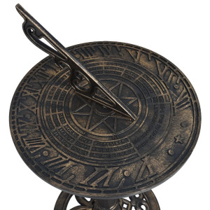Cadran Solar, Bronz, 35,5 X 82 Cm, Plastic