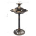 Bazin Pentru Păsări Cu Fântână, Bronz, 50 X 91 Cm, Plastic