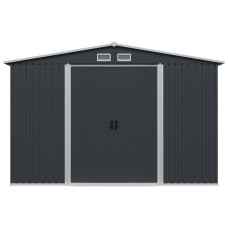 Magazie De Grădină, Antracit, 257 X 205 X 178 Cm, Oțel