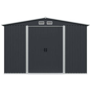 Magazie De Grădină, Antracit, 257 X 205 X 178 Cm, Oțel