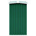 Șopron Depozitare Lemne, Verde, 330X92X153 Cm, Oțel Galvanizat