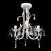 Candelabre Suspendate De Plafon Cu Cristale 2 Buc. Alb Elegant