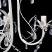 Candelabre Suspendate De Plafon Cu Cristale 4 Buc. Alb Elegant