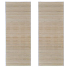 Covoare De Bambus Natural, 2 Buc., 120X180 Cm, Dreptunghiulare