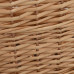 Coș Lemne Foc Mânere De Transport Natural 56X40X28 Cm Salcie