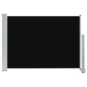 Copertină Laterală Retractabilă De Terasă, Negru, 80 X 300 Cm
