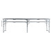 Masă De Joc Cu Bere Tip Ping Pong, Pliabilă, Negru, 240 Cm