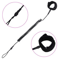 Lesă Pentru Placă Sup Spiralată, Negru, 10 Inci