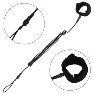 Lesă Pentru Placă Sup Spiralată, Negru, 10 Inci