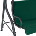 Balansoar De Grădină, Verde, 170X110X153 Cm, Material Textil