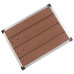 Cădiță De Duș De Exterior Maro 80X62 Cm Wpc Și Oțel Inoxidabil