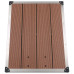 Cădiță De Duș De Exterior Maro 80X62 Cm Wpc Și Oțel Inoxidabil