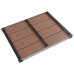 Cădiță De Duș De Exterior Maro 80X62 Cm Wpc Și Oțel Inoxidabil