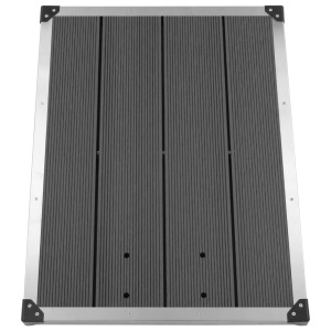 Cădiță De Duș De Exterior Gri 80X62 Cm Wpc Și Oțel Inoxidabil