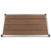 Cădiță De Duș De Exterior Maro 110X62 Cm Wpc Și Oțel Inoxidabil