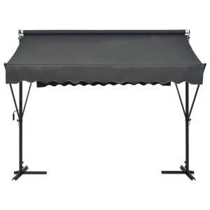 Copertină Cu Structură Independentă, Antracit, 300 X 300 Cm