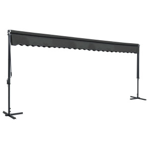 Copertină Cu Structură Independentă, Antracit, 600 X 300 Cm