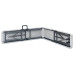 Bănci De Grădină Pliabile, 2 Buc., Alb, 180 Cm, Hdpe