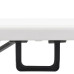 Bănci De Grădină Pliabile, 2 Buc., Alb, 180 Cm, Hdpe