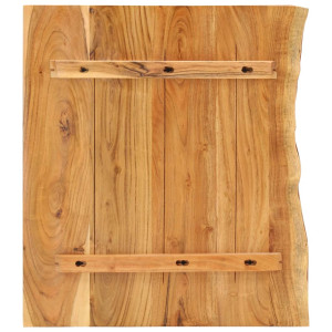 Blat Lavoar De Baie, 58X52X3,8 Cm, Lemn Masiv De Acacia