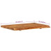 Blat Lavoar De Baie, 80X52X3,8 Cm, Lemn Masiv De Acacia
